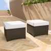 EAGLE PEAK Azure Bay 2 Piece Wicker Patio for Patio Deck Backyard Poolside - 2 of 4