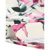 Allegra K Women's Floral Print Sleeveless V Neck Tie Waist Peplum Cami Top - 4 of 4