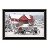 HomeRoots Tree Farm Wagon Black Framed Wall Art - 4 of 4