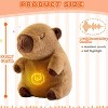 TITQWOP Capybara Breathing Stuffed Animal,Anxiety Relief Capybara Sleeping Plush with Realistic Breathing Motion Soothing Music Lights - 2 of 4