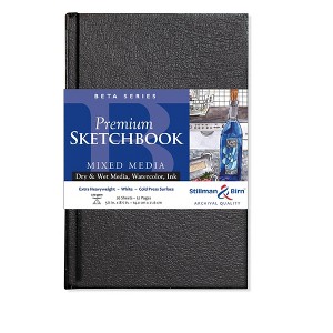 Stillman & Birn Beta Series - Hardbound Sketchbook - Portrait 5 x 8 - 270gsm White Paper - 1 of 2