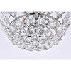 Elegant Lighting Emilia 16 inch flush mount in chrome - 4 of 4