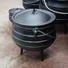 Lehman's Campfire Cooking Kettle Pot - Cast Iron Potje Dutch Oven with 3 Legs and Lid, 13.5 inch, 3.5 gallon - 3 of 4