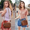 Crossbody Bags, 6-Pockets Purses, Vegan Leather Handbags Shoulder Bag - 3 of 4