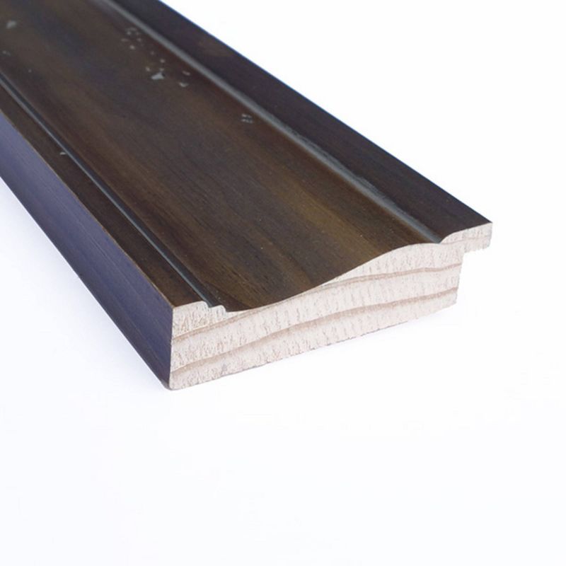 Amanti Art 30&#34;x66&#34; Non-Beveled Full Length Floor Leaner Rustic Pine Brown Wood Framed Mirror, 3 of 8