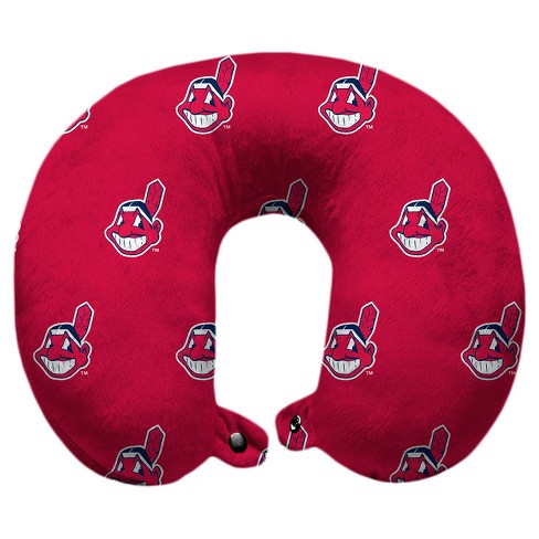 Mlb Cleveland Indians Polyester Travel Pillow Target