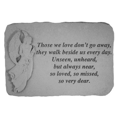 Kay Berry Design Toscano Forever Remembered: Angel Cast Stone Memorial Garden Marker