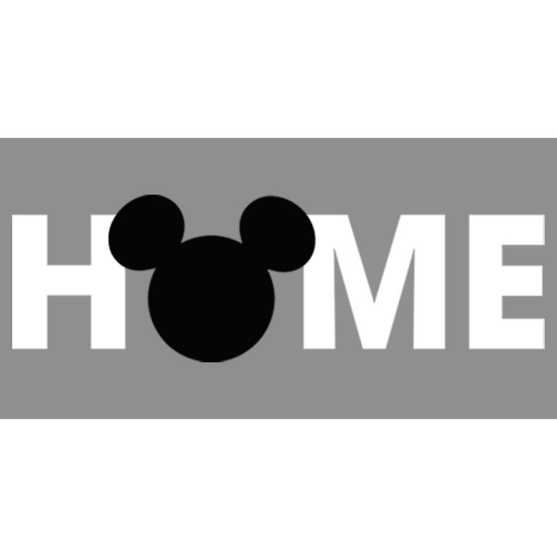 Women's Mickey & Friends Home Mickey Mouse Logo Racerback Tank Top, 2 of 5