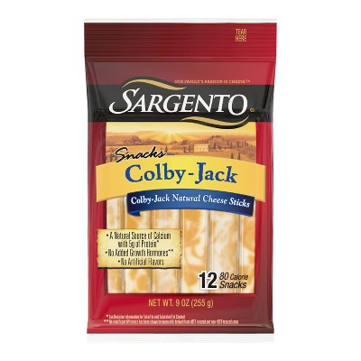 Sargento Natural Colby-Jack Cheese Sticks - 12ct