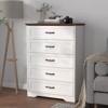 coucheta Dresser, Dresser for Bedroom, Chest of Drawers with Anti-Tip Device and Metal Handle, Drawer Organizer for Bedroom - 4 of 4