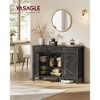 VASAGLE Farmhouse Buffet Cabinet with Detachable Wine Rack, Sideboard Cabinet with Adjustable Shelves - 2 of 4