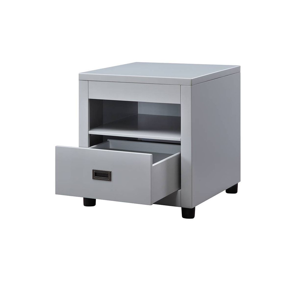 Acme Furniture Eleanor Accent Table Dove Gray Finish - thumbnail 6