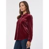 Jones New York Button-Front Velour Utility Shirt - 2 of 3