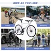 RISOKEYS 700C Road Bike,3 x 8/24 Speeds Bicycle, Flat Handle Bar, Aluminium Alloy Frame, Disc Brake,Adult Bike,for Racing,Commuter - 2 of 4