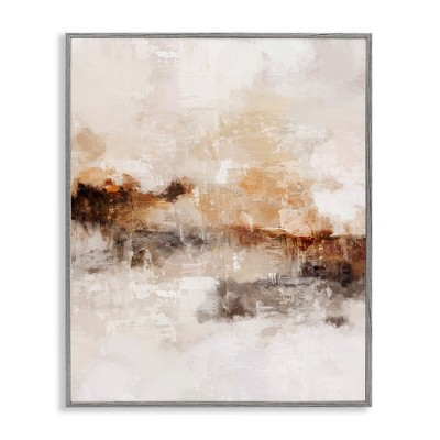 Stupell Industries Beige & Brown Abstract, 24" x 30"