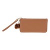 Unique Bargains Rhombus Wristband Plush Pom Zip Coin Purse Wallet 1 Pc - 4 of 4