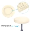 Unique Bargains Round Washable Elastic Bar Stool Cover for Dia 11"-16" Chair 3 Pcs - 3 of 4