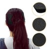 Unique Bargains Women's Bow Tie Shape Magic Tapes Hair Pads Black 2 Pcs - 3 of 4