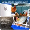Garvee 8/10-Hole Metal Chicken Nesting Box with Perch, Roll-Away Egg Design, Wall Mount or Freestanding, Heavy-Duty Galvanized Steel - 3 of 4