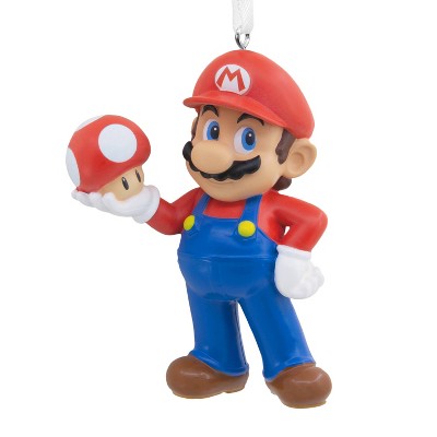 Hallmark Mario with Mushroom Christmas Tree Ornament