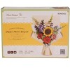 DIY 3D Wood Puzzle 5 Pack Flower Bouquet - 2 of 4