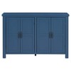 ORRD 4-Door Storage Sideboard w/Adjustable Shelves, Retro Handles, Pinewood Legs - For Living Room, Study, Entryway - 3 of 4