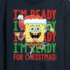 Men's - SpongeBob SquarePants - I'm Ready For Christmas Long Sleeve Graphic T-Shirt - 2 of 4
