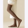 Anna-Kaci Soft Stretch Over-the-Knee Socks with Ribbed Texture, Smooth Seam Finish, Flexible Comfort Cuff and Lightweight Everyday Knit Design - 2 of 2