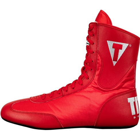 Title Speed Flex Encore Mid Botas Boxeo Rojo Negro