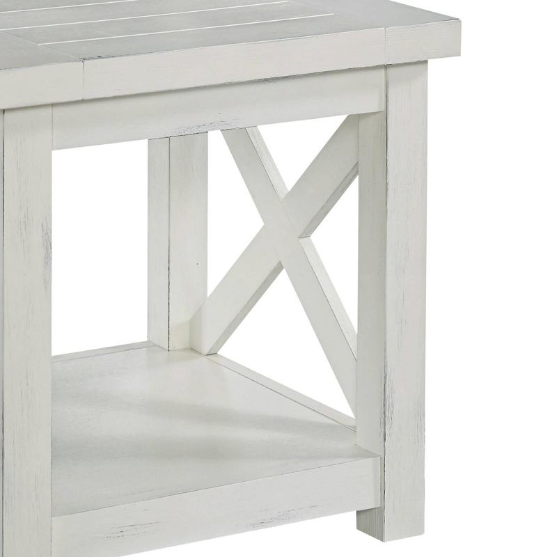 Seaside Lodge End Table - White - Home Styles, 4 of 10