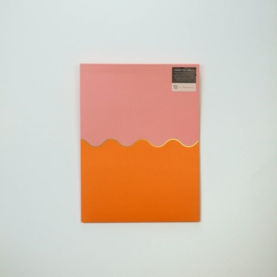 Best Year Ever 2 Pocket Paper Folder Bubblegum/Tangerine