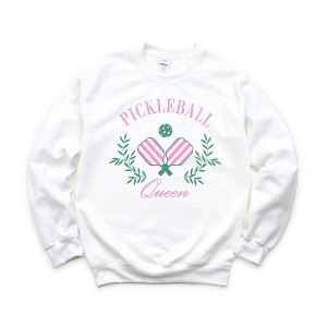 Simply Sage Market Women's Graphic Sweatshirt Pickleball Queen - 1 of 3