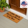 28" x 16" Nature Coir Mat, Wonderful Woman - 4 of 4