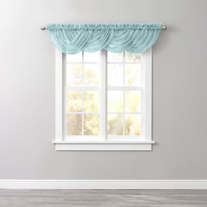 BrylaneHome BH Studio Sheer Voile Toga Valance - 1 of 4