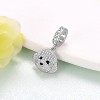Sterling Silver Poodle Charm - Cute Dog Breed Bead for Bracelets, Gift for Women - 2 of 4