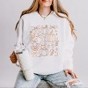 Simply Sage Market Coquette Pumpkin And Leaves Outline Lightweight Garment Dyed Sweatshirt - 2 of 4