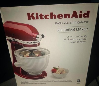 KitchenAid Ice Cream Maker Attachment, KSMICM White KSMICM - Best Buy