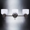 Urban Ambiance Luxury Modern Farmhouse Bath Light,  9''H x 24''W,  Dark Bronze Finish, ULB2032 - 4 of 4