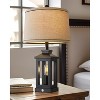 Itopfox Retro Farmhouse Black Table Lamp for Living Room Bedroom Nightstand Touch Control with USB C+A Ports and Dual Light Sources - 4 of 4