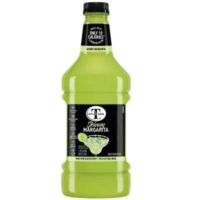 Mr & Mrs T Skinny Margarita Mix, 1.75 L, (Pack of 3)