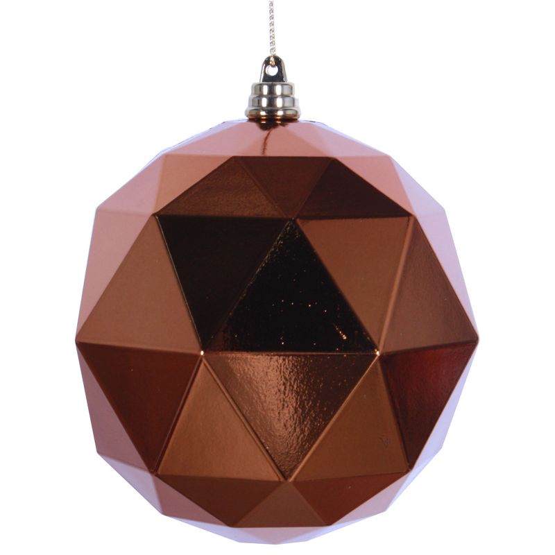 Vickerman 8" Geometric Ball Ornament, 1 of 2