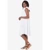 Jessica London Women's Plus Size Georgette Mock Neck Dress - 4 of 4