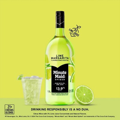 Minute Maid Spiked Lime Margarita - 1.5L Bottle