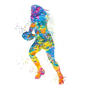 Poster MasterPost Watercolor Rugby No2 - 1 of 2