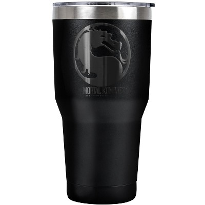Mortal Kombat Klassic Symbol Steel Tumbler 30oz Coffee Travel Mug