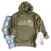 Simply Sage Market Women's Graphic Hoodie Let The Adventures Begin - 2 of 3