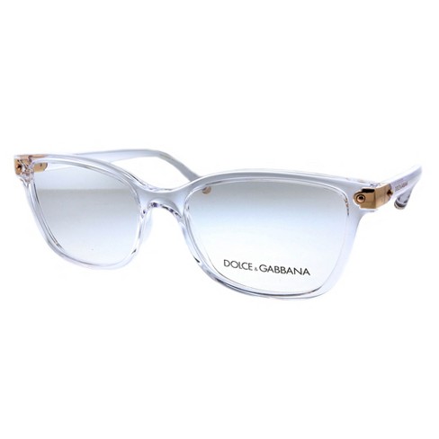 Dolce & best sale gabbana clear frames