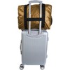 Boarding Pass Recycled Metallic Foldable & Packable Pouch Duffel Travel Bag - 4 of 4