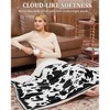 Coucheta Heated Throw, Cow Print, Fast Heating LCD Controller, 6 Heat Levels, 4-Hr Auto Shut Off, ETL Certified, Machine Washable, Multi sizes&colors - 2 of 4