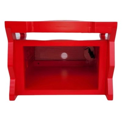DEEJAYLED 1 DIN + 2 EQ RED WOODEN CASE TBH1DIN2EQRED
